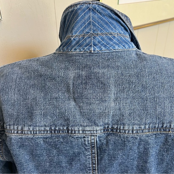 Ralph Lauren jeans utility barn denim artists jacket coat lovely shape! M - Picture 8 of 14